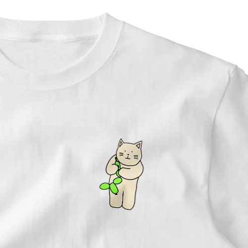 バルーンアートねこ ワンポイントTシャツ