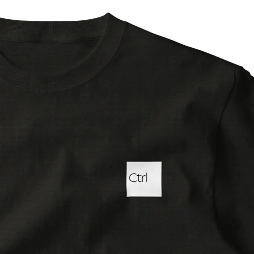 Ctrl(コントロール)キー ワンポイントTシャツ One Point T-Shirt