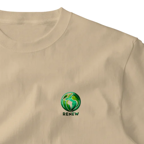 re-new earth ワンポイントTシャツ