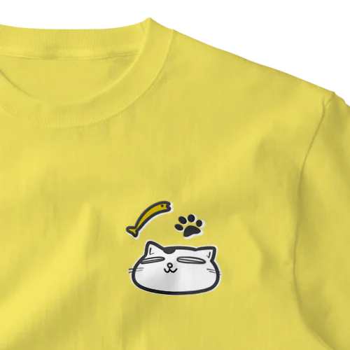 ごきげんうるわしいねこ ワンポイントTシャツ