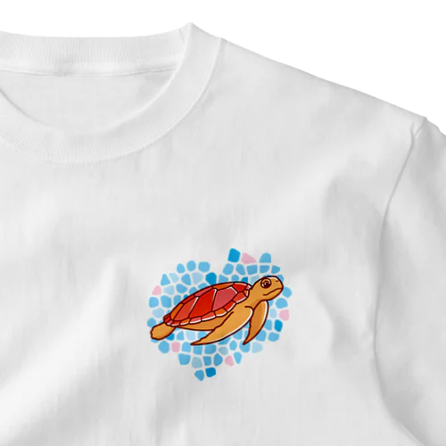 ウミガメさんの海【1】 One Point T-Shirt