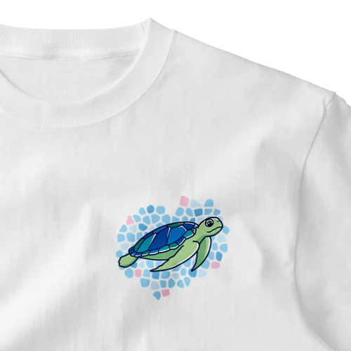 ウミガメさんの海【2】 One Point T-Shirt
