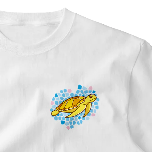 ウミガメさんの海【4】 ワンポイントTシャツ