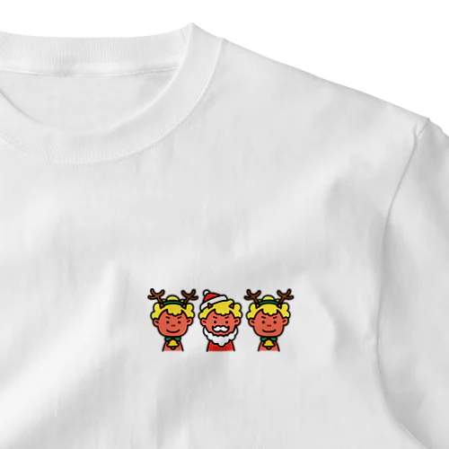 クリスマスのオニさん ワンポイントTシャツ