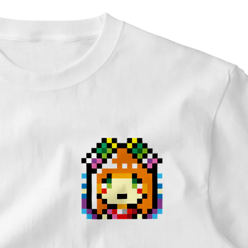 問い・解い・トイ・妖精(橙) ワンポイントTシャツ