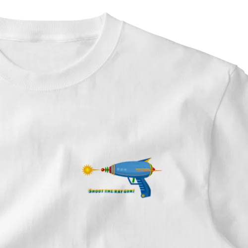 Shoot the ray gun! ワンポイントTシャツ