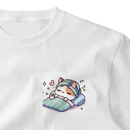 ゆるかわネコグッズ ワンポイントTシャツ