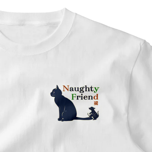 Naughty Friend One Point T-Shirt