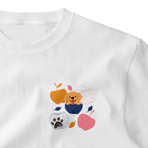 りんごりんご ワンポイントTシャツ