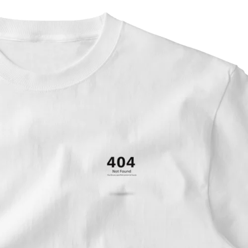 404 Not Found One Point T-Shirt