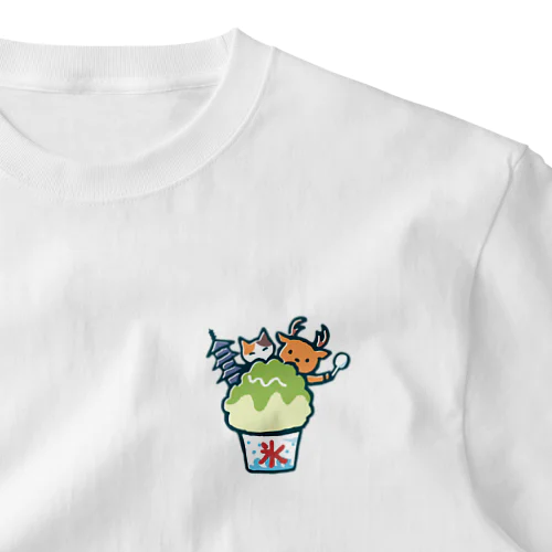 かき氷-若草山の夏- ワンポイントTシャツ