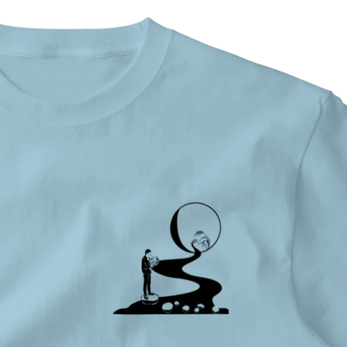 月夜のホルン吹き One Point T-Shirt