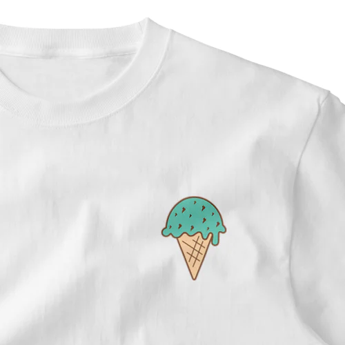 「BIWAKO WO ICE♥」ワンポイントTシャツ One Point T-Shirt