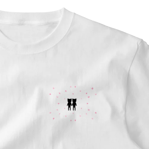 🌸🐰∞桜の花びらに囲まれてう∞🐰🌸 One Point T-Shirt