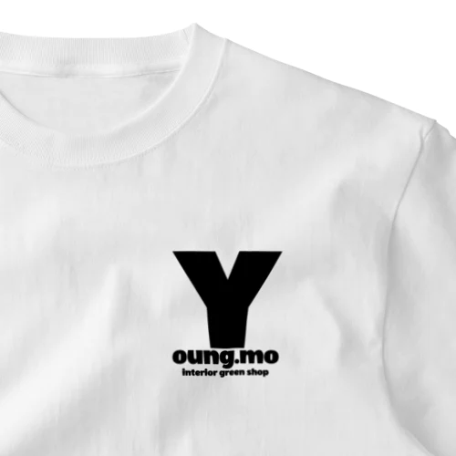 BIG Y oung. WHITE One Point T-Shirt