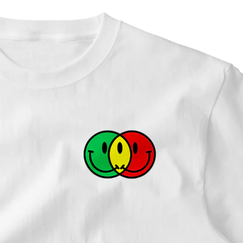 ダブルニコちゃん TRICOLOR SIGNAL One Point T-Shirt