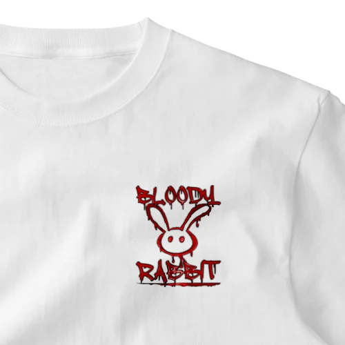 らくがきBLOODYRABBIT ワンポイントTシャツ