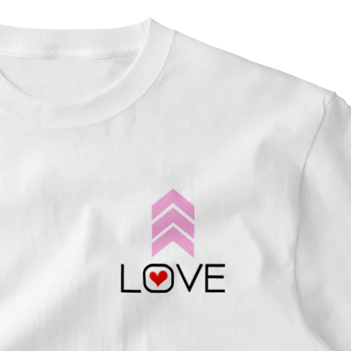 LOVE UP ワンポイントTシャツ