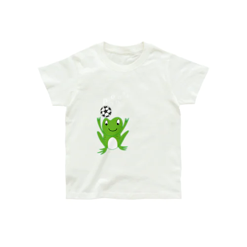 🐸かえるのヘディング Organic Cotton T-Shirt