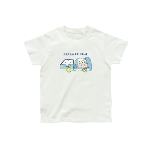 ゴミ収集車くん オーガニックコットンTシャツ