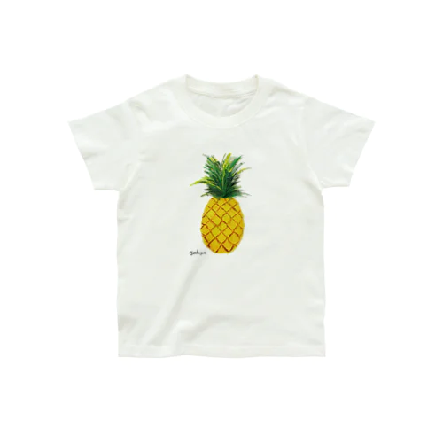 キッズパイナップルTシャツ 유기농 코튼 티셔츠
