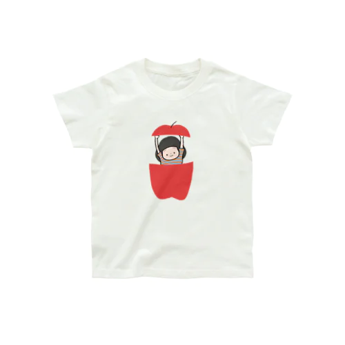 りんごから出てくるボブちゃん Organic Cotton T-Shirt