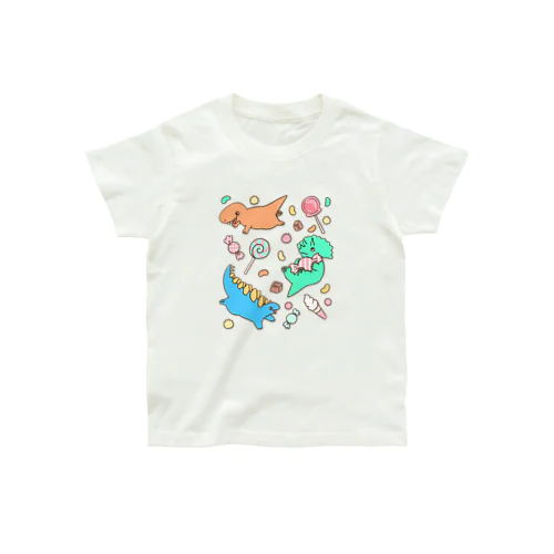 お菓子と恐竜のこどもたち Organic Cotton T-Shirt