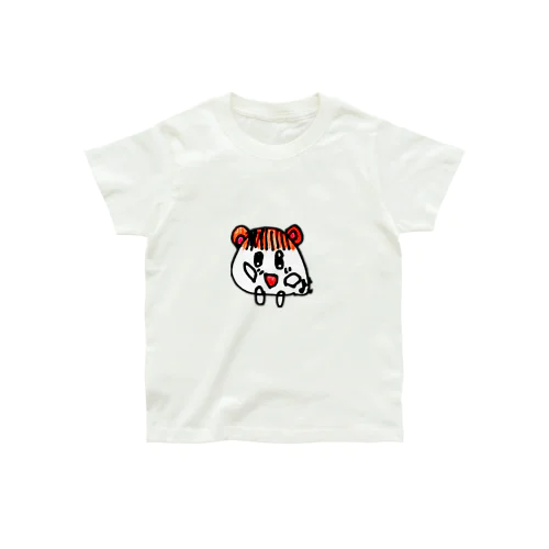 万歳ウタハムちゃん(Kids/修正版) オーガニックコットンTシャツ