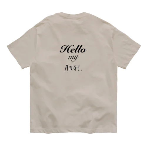 hi by Ange.デザイン　オシャレ オーガニックコットンTシャツ