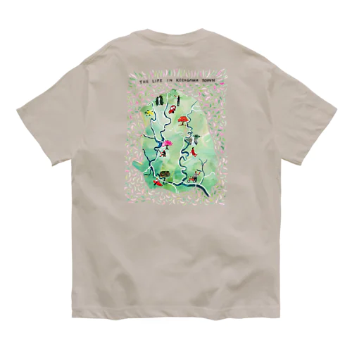 THE LIFE IN KOZAGAWA TOWN. オーガニックコットンTシャツ