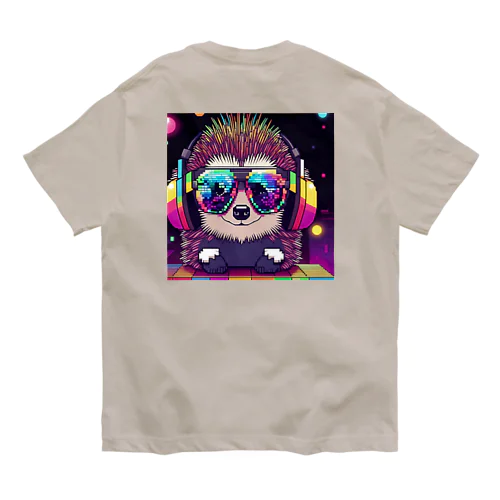 アゲ上げ！DJハリネズミくん オーガニックコットンTシャツ