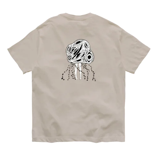 くらげクラゲ オーガニックコットンTシャツ