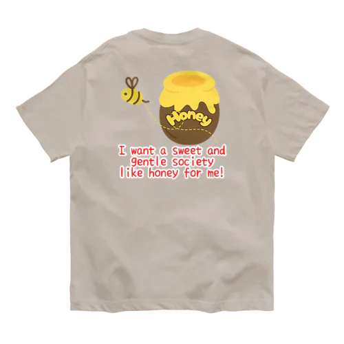 HONEY and LEMON🍯🍋🐝 オーガニックコットンTシャツ