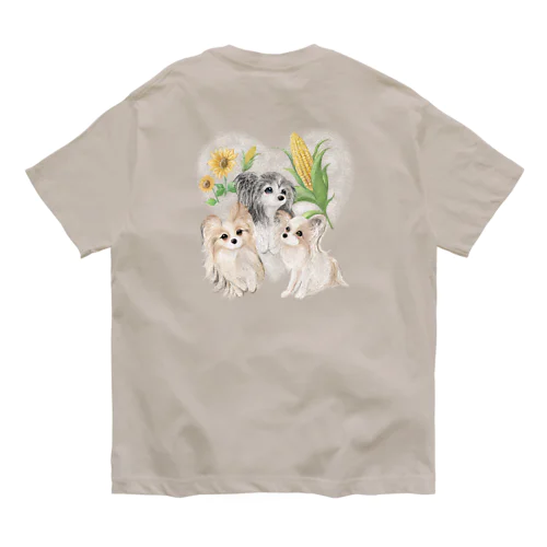 パピヨンの夏 オーガニックコットンTシャツ