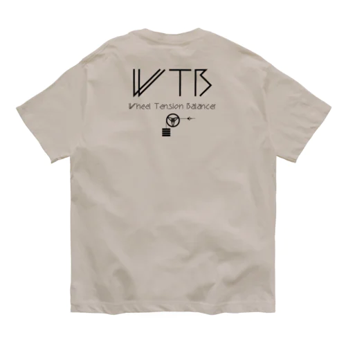 WTBのロゴ風 オーガニックコットンTシャツ