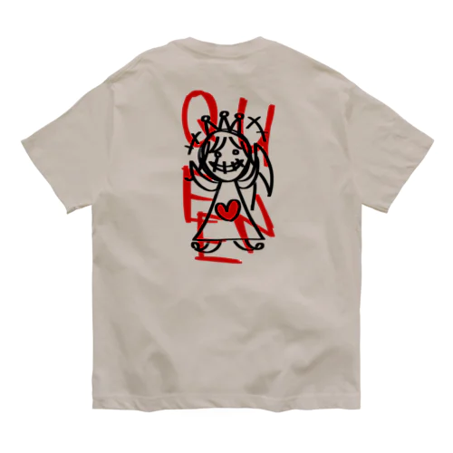 Queen Of Heart♛ オーガニックコットンTシャツ