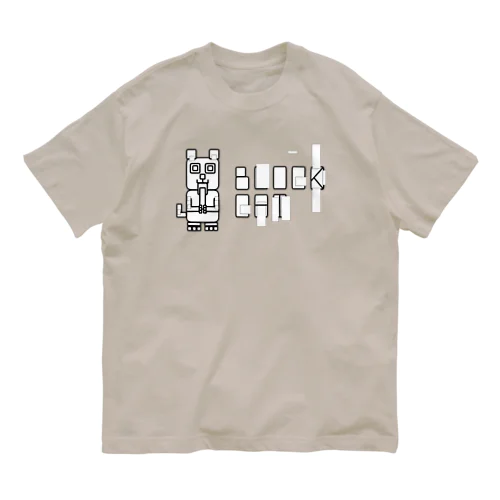 #BLOCKCAT（黒） Organic Cotton T-Shirt