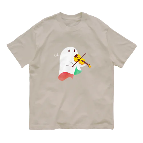 バイオリン妖怪🎻👻 オーガニックコットンTシャツ