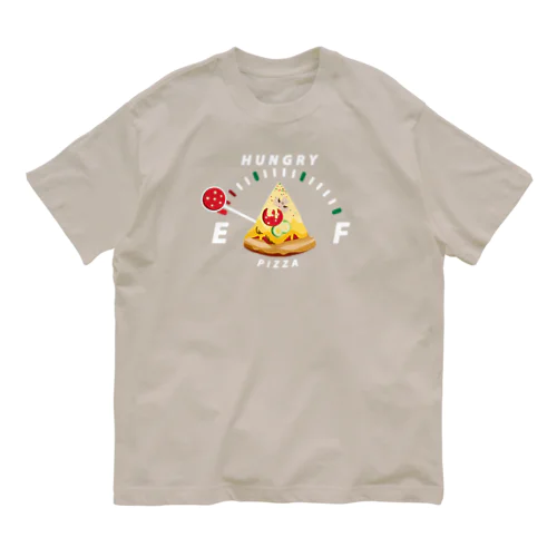 腹ペコゲージ　ピザ　B*Ｌ配置 Organic Cotton T-Shirt