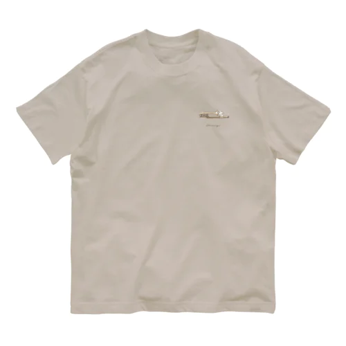 テナーバストロンボーンとうさぎ (ワンポイント) Organic Cotton T-Shirt