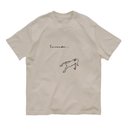 surrender… オーガニックコットンTシャツ