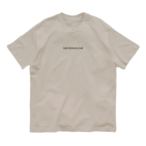 NECROMALINE LOGO（BLACK） オーガニックコットンTシャツ