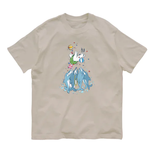 めでたい胴上げ Organic Cotton T-Shirt