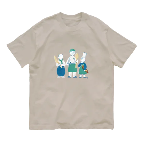 パン三銃士 Organic Cotton T-Shirt