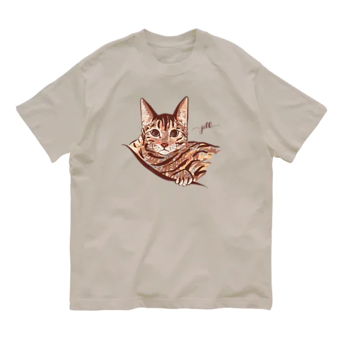 ベンガル猫のジルちゃん Organic Cotton T-Shirt