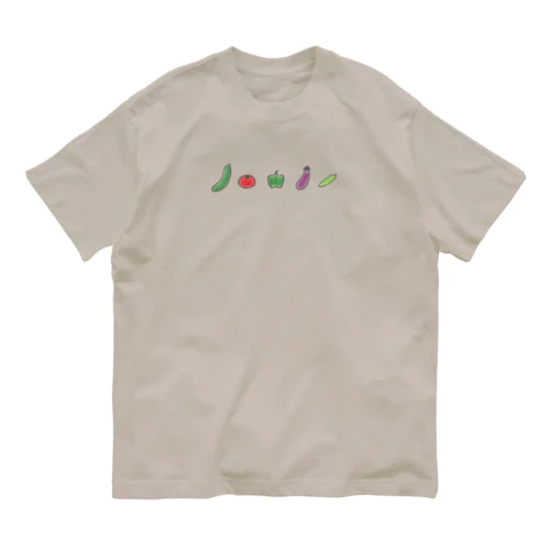 なつやさい Organic Cotton T-Shirt