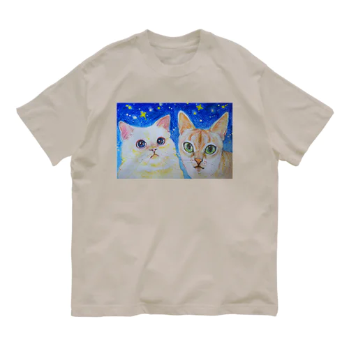 『夜のお散歩』 オーガニックコットンTシャツ