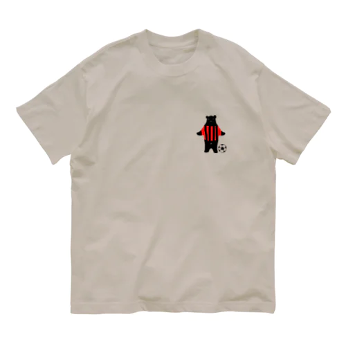 北海道のくま（サッカー） Organic Cotton T-Shirt