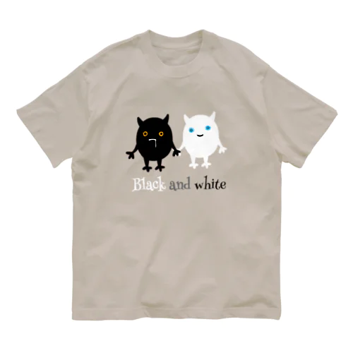 しろくろモンスターちゃん Organic Cotton T-Shirt