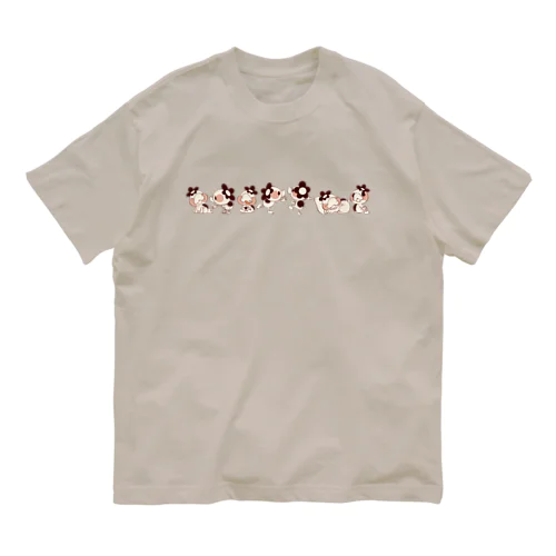 かぱちん&たらこちゃんTシャツ オーガニックコットンTシャツ